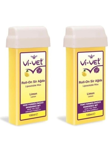 Kartuş Roll-On Sir Ağda Limon 100 ml x 2 Adet