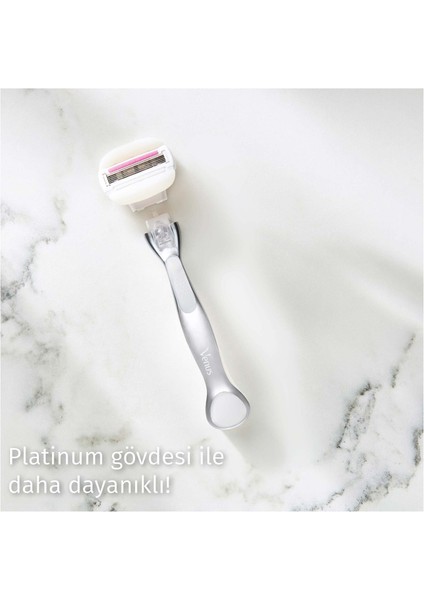 Gillette Venus Comfort Glide Sugarberry Tıraş Makinesi + 1 Adet Başlık + Çanta