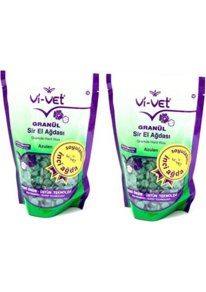 2'li Granül Soyulabilir Boncuk Ağda Azulen 250GR