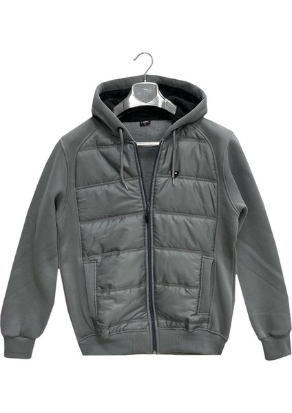 Lusso Erkek Slim Fit Uzun Kol Kapşonlu SWEATSHIRT-6984