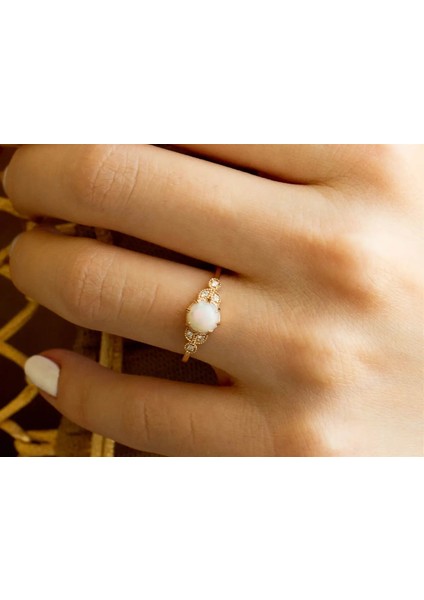 Opal Pırlanta Yüzük