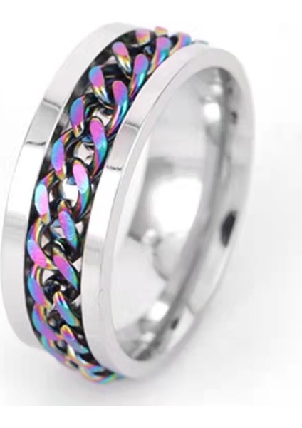 Renkli Moda Çift Yüzükleri (Yurt Dışından)