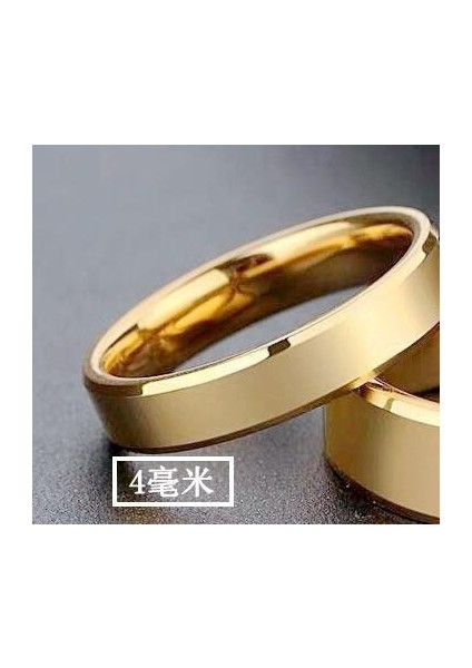 Sıcak Titanyum Çelik Çift Yüzük Basit Parlak Paslanmaz Çelik Halka Aliexpress (Yurt Dışından)