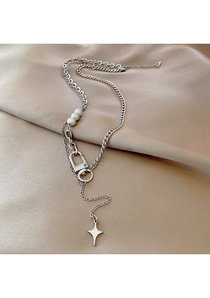 Kadın Moda Kolye Takı Gümüş (Yurt Dışından)