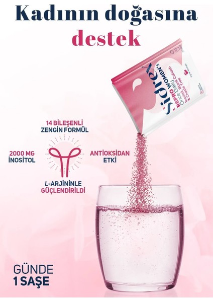Repro Women's Once Daily Inositol İçeren Takviye Edici Gıda 30 Saşe fiyatları