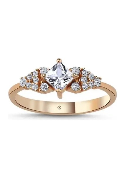 Hazine Beyaz Safir Pırlanta Yüzük