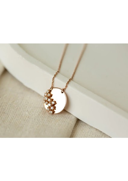 Anka Plaka Pırlanta Kolye