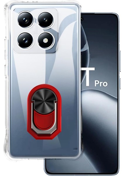 Xiaomi Mi 14T Pro Kılıf Kamera Korumalı Kickstand Tpu Silikon