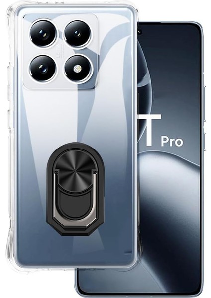 Xiaomi Mi 14T Pro Kılıf Kamera Korumalı Kickstand Tpu Silikon