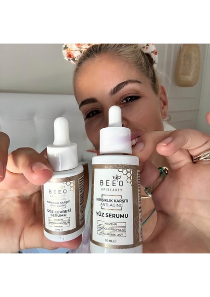 Bee' o  Apibeauty Arı Zehirli Propolisli Anti-Aging Göz Çevresi Bakım Serumu 15 ml