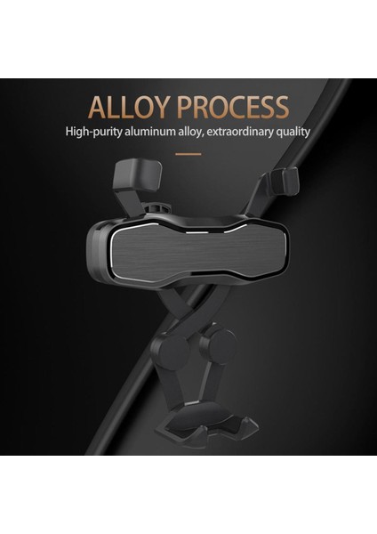 Universal Araç Cep Telefonu Braketi Çıkış Klipsi Telefon Tutucu 360 Derece (Yurt Dışından)