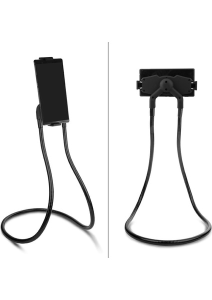 Tembel Boyun Telefon Tutucu Araç Tablet Tutucu Ipad 2/3/4 Için Standı Evrensel Katlanabilir Taşınabilir Tasarım 360 Döndürme - Siyah (Yurt Dışından) fiyatları