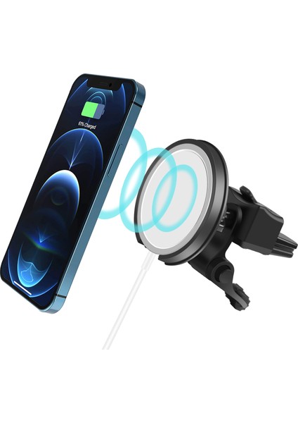 Haweel Magsafe Manyetik Kablosuz Şarj Cihazı, Araba Hava Çıkışı Tutucu Telefon Braketi (Yurt Dışından) modelleri