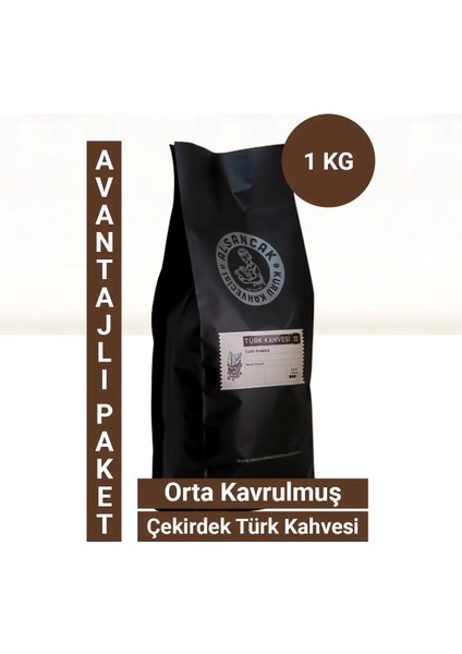 Orta Kavrulmuş Çekirdek Türk Kahvesi 1 kg