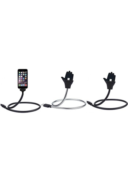 Yaratıcı Telefon Şarj Cihazı Esnek Stand Up Tutucu USB Şarj Veri Kablosu (Yurt Dışından) fırsatları