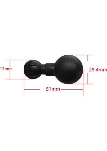 Nxfdsıoz 25.4mm Ila 17MM Kompozit Uzatma Topu Adaptörü Çift Bilyalı Soket Montaj Braketleri Için (Yurt Dışından) modelleri