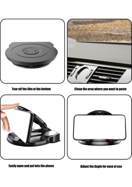 Cep Telefonu Tutucusu Araba-1 * Araç Telefonu Tutucusu-Siyah (Yurt Dışından)