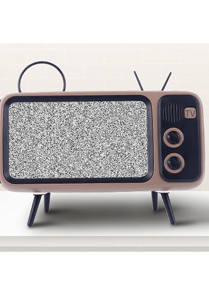 Retro Tv Cep Telefonu Braketi Tembel Braket Evrensel Masaüstü Cep Telefonu Braketi - Kahve Rengi (Yurt Dışından) fırsatları