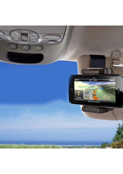360 Dönen Araba Güneşlik Telefon Klip Tutucu iPhone Samsung Gps Için Montaj Standı (Yurt Dışından) fiyatları