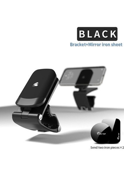 Mini Araba Kontrol Paneline Özel Sessiz Cep Telefonu Tutucu Hud Manyetik Araba Mobil Safra Telefon Braketi 360°HER Yerde Dönme (Yurt Dışından) fiyatları