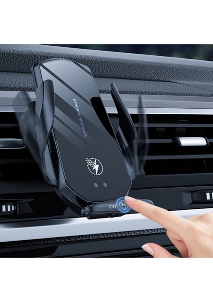 G18+ 15W Araç Kablosuz Şarj Cihazı Akıllı Indüksiyon Hava Çıkışlı Telefon Tutucu (Yurt Dışından) indirimleri