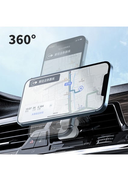 W-987 Manyetik Emme 15W Kablosuz Şarj Cihazı iPhone ve Diğer Akıllı Telefonlar Için Araç Hava Çıkış Braketi (Yurt Dışından) fırsatları