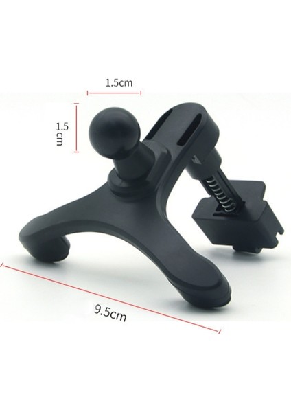 10'lu R139-004 Araç Hava Çıkışlı Cep Telefonu Tutucu Klipsi, Renk: Siyah (Yurt Dışından) fiyatları