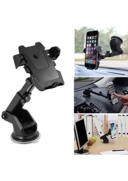 【rongcai】 Snk Otomatik Kilit Uzun Boyunlu Tek Dokunuşla Araç Montajı Cp Tutucu (Yurt Dışından)