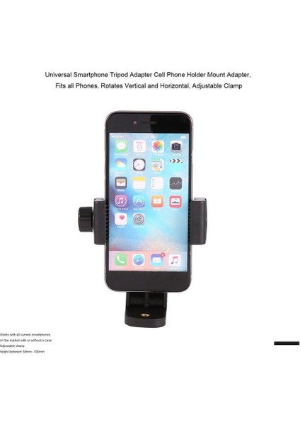 Evrensel Ayarlanabilir Tripod Bağlama Aparatı Cep Telefonu Klip Dikey Braket Klip Kelepçe Tutucu 360 Akıllı Telefon Adaptörü (Yurt Dışından) fırsatları