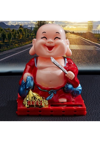 Nxfdsıoz Araba Aksesuarları Sevimli Sallayarak Kafa Güneş Küçük Keşiş Yaratıcı Araba Dekorasyon Küçük Keşiş Süsler (Yurt Dışından) modelleri