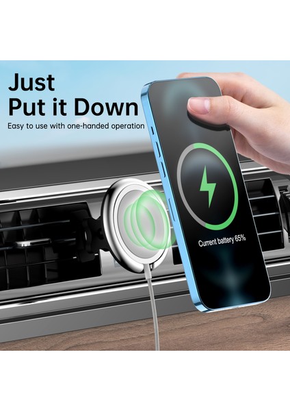R-Just CZ01 Magsafe Kablosuz Şarjlı Araç Tutucu (Yurt Dışından) indirimleri