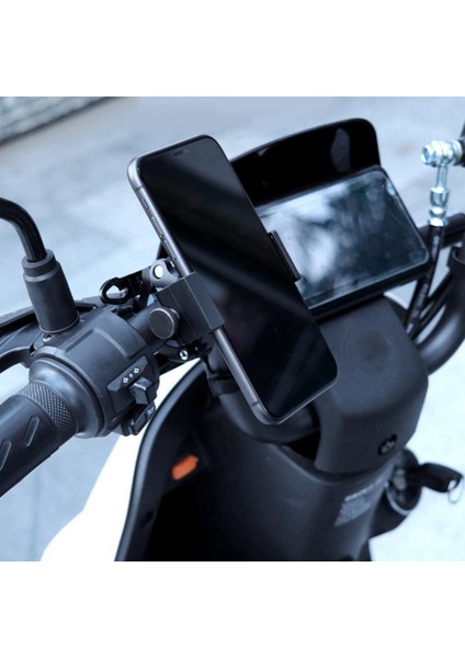 Evrensel Motosiklet Bisiklet Telefon Tutucu Standı Kaymaz Bisiklet Telefon Montaj Klipsi iPhone Samsung Xiaomi Akıllı Telefonlar Için 2 (Yurt Dışından)