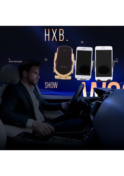 Kablosuz Araç Şarj Cihazı 2'si 1 Arada Qi Hızlı Şarj Otomatik Sıkma Havalandırma Braketi (Yurt Dışından) modelleri