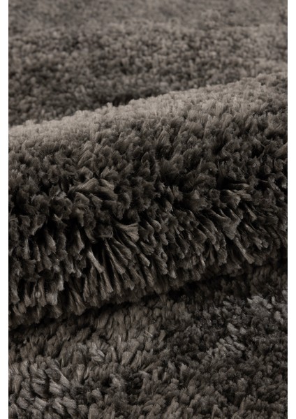 Douro Shaggy Banyo Paspası Füme Kaydırmaz Taban Daire 80 x 80 cm fırsatları