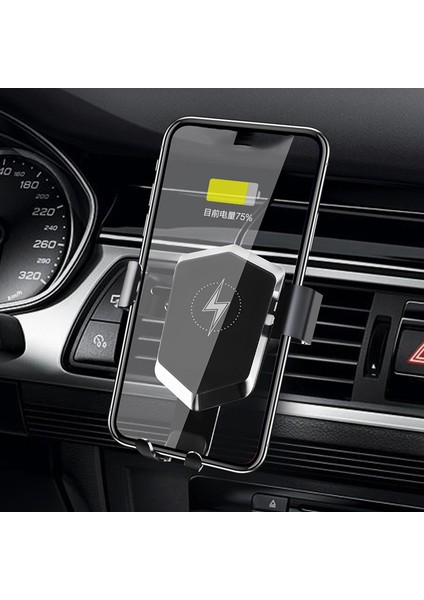 Kablosuz Araç Şarj Cihazı Montajı, Otomatik Sıkma, Qi Hızlı Şarj, iPhone 8 x Için Ön Cam Dash Hava Firar Telefon Tutucu (Yurt Dışından) indirimleri
