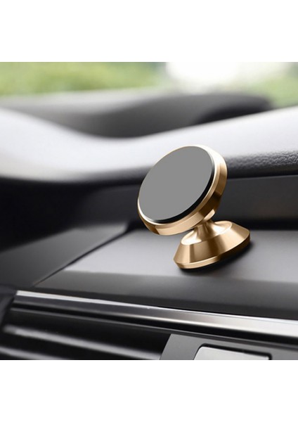 Cep Telefonu Gps Için 360 Derece Döndürme Araç Montaj Yapışkan Manyetik Stand Tutucu (Yurt Dışından) indirimleri