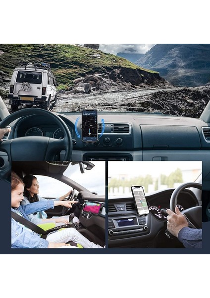 Araç Telefonu Tutucu Ayarlanabilir Havalandırma Deliği Tutucu 4-7 Inç Akıllı Telefon Tutucu Için 360 Derece Dönme (Yurt Dışından) indirimleri