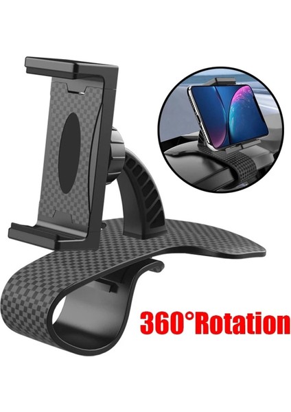Evrensel Dashboard Araç Telefonu Tutucu Araba Ön Destek Standı Kolay Sabitleme Kıskacı Stand Braketi (Yurt Dışından)