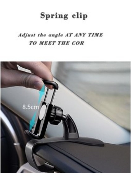 Evrensel Araç Telefonu Tutucu Pano Kaymaz Braketi Montaj Standı Dönebilen Beşik Üzerinde Klip (Yurt Dışından) modelleri