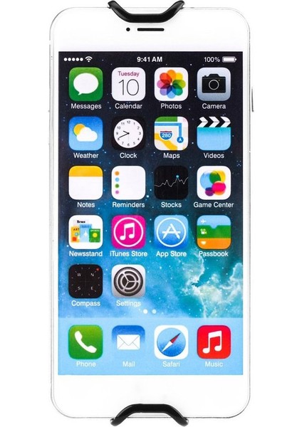 Evrensel Cep Telefonu Tutucu Elastik Kayış Metal Braket Tek Elle Çalıştırma - Siyah (Yurt Dışından) modelleri