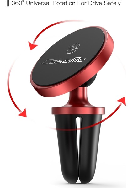 Caseme Evrensel 360 Derece Döndürme Manyetik Araç Hava Çıkışı Havalandırma Dağı Telefon Tutucu, Iphone, Galaxy, Sony, Lenovo, Htc, Huawei ve Diğer Akıllı Telefonlar Için (Yurt Dışından) modelleri