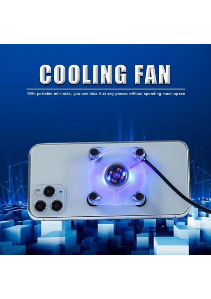 Cep Telefonu Soğutma Fanı Silikon Vantuz USB Şarj Soğutma Artefaktı (Yurt Dışından) modelleri