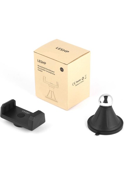 Siyah Evrensel Ön Cam Kontrol Paneline Monte Edilebilir Akıllı Telefon Araç Tutucu Siyah (Yurt Dışından)