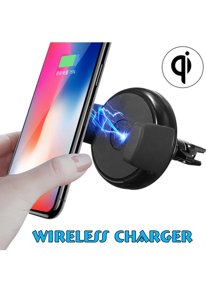 En Iyi Aksesuarlar Qi Kablosuz Araç Hava Firar Dağı Hızlı Şarj Cihazı Cep Telefonu Için Dock Montaj Tutucu (Yurt Dışından) modelleri
