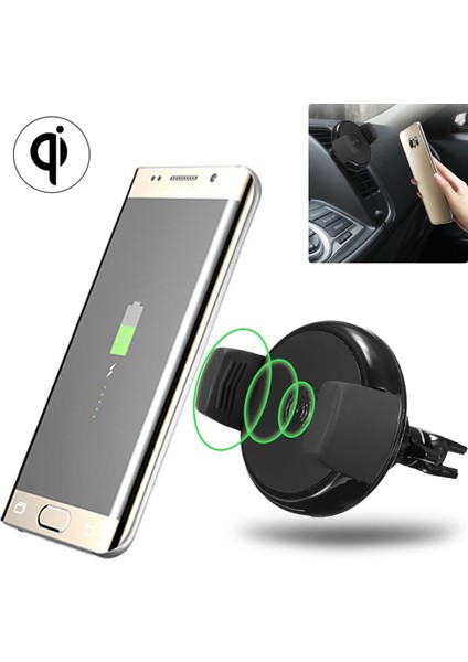 En Iyi Aksesuarlar Qi Kablosuz Araç Hava Firar Dağı Hızlı Şarj Cihazı Cep Telefonu Için Dock Montaj Tutucu (Yurt Dışından) fırsatları