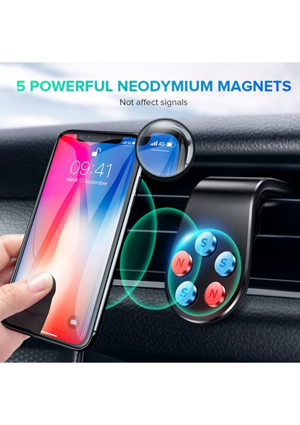 [rongcai] Manyetik Evrensel Araç Telefonu Tutucu Hava Firar Montaj Standı Mobil Blacket (Yurt Dışından) fiyatları