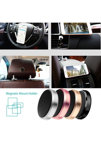 A8 Evrensel Yuvarlak Etiket Akıllı Telefon Montaj Tutucu Manyetik Araba Hava Firar (Yurt Dışından) indirimleri