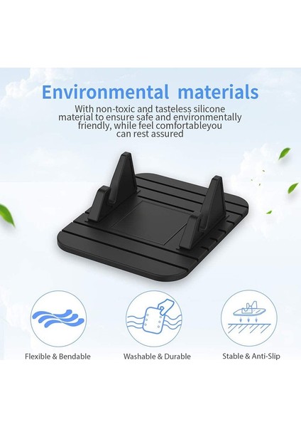 Araba Cep Telefonu Tutucu Braketi Silikon Kaymaz Ped (Yurt Dışından) fırsatları