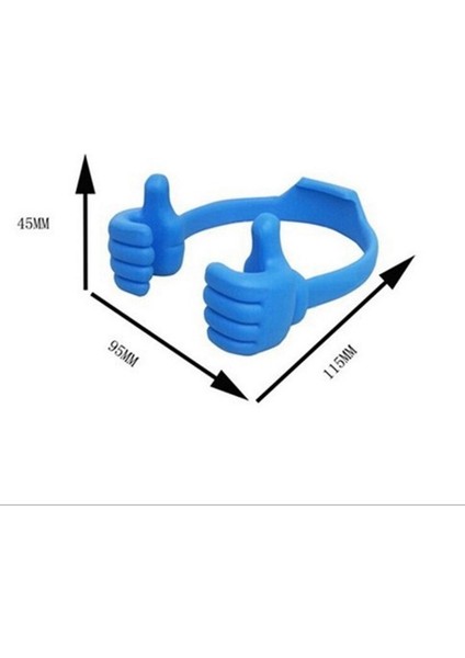 Evrensel Tembel Tablet Telefon Tutucu Esnek Cep Cep Telefonu Masası Masaüstü Masa Montaj Standı Taşınabilir Başparmak Braketi (Yurt Dışından) modelleri