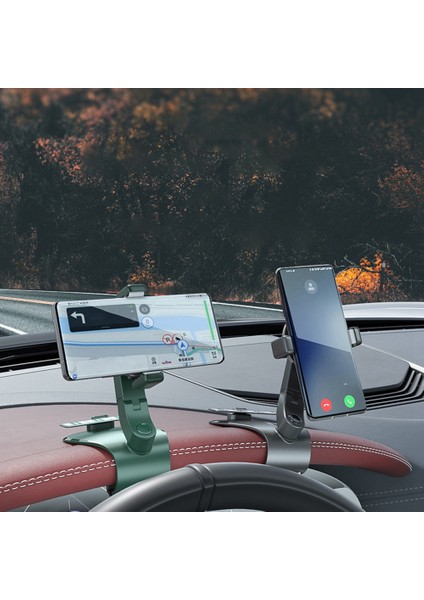 Araba Cep Telefonu Braketi Araba Merkezi Kontrol Gösterge Paneli Dikiz Aynası Çok Fonksiyonlu Ar Navigasyon Braketi 3 (Yurt Dışından) indirimleri